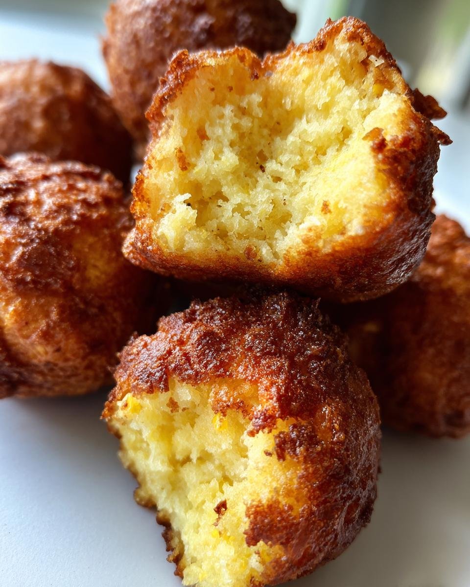 Crunchy Outside, Soft Inside Cornbread Fritters - detail 2