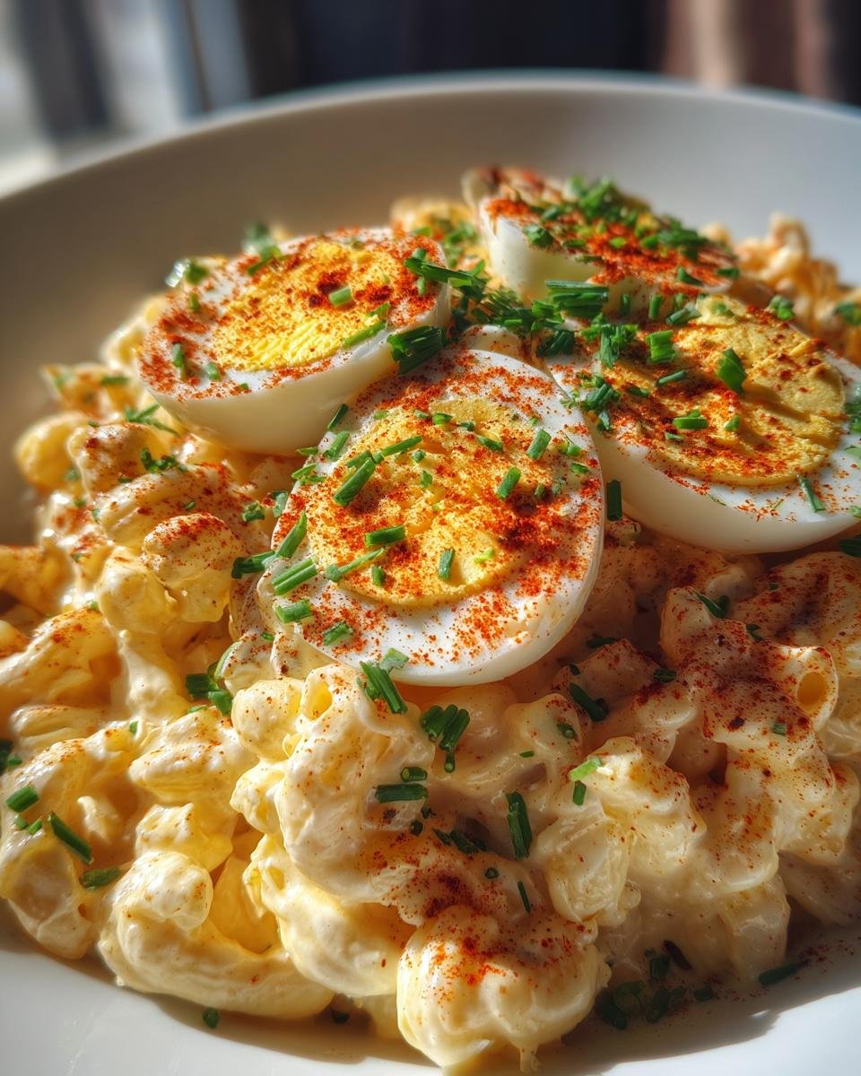 Deviled Egg Macaroni Salad - detail 3