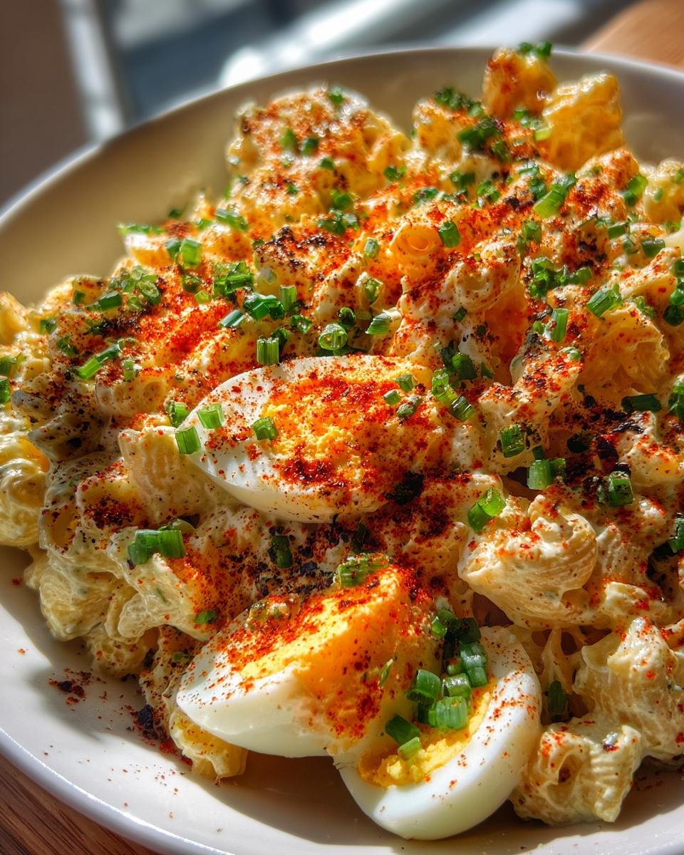 Deviled Egg Macaroni Salad - detail 4