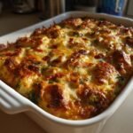 Easy Loaded Vegetable Bake with Cheese and Bacon
