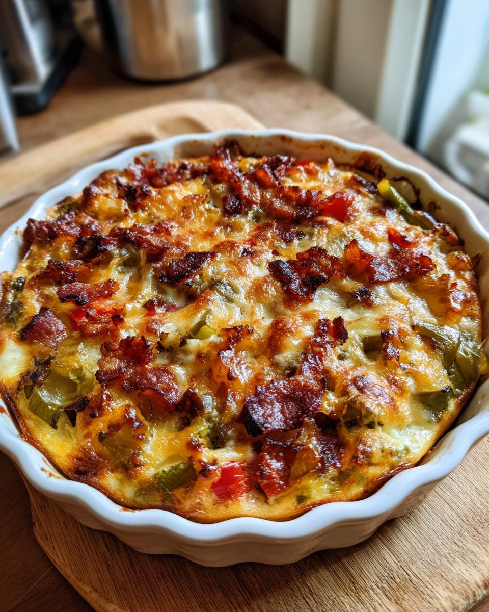 Easy Loaded Vegetable Bake with Cheese and Bacon - detail 2
