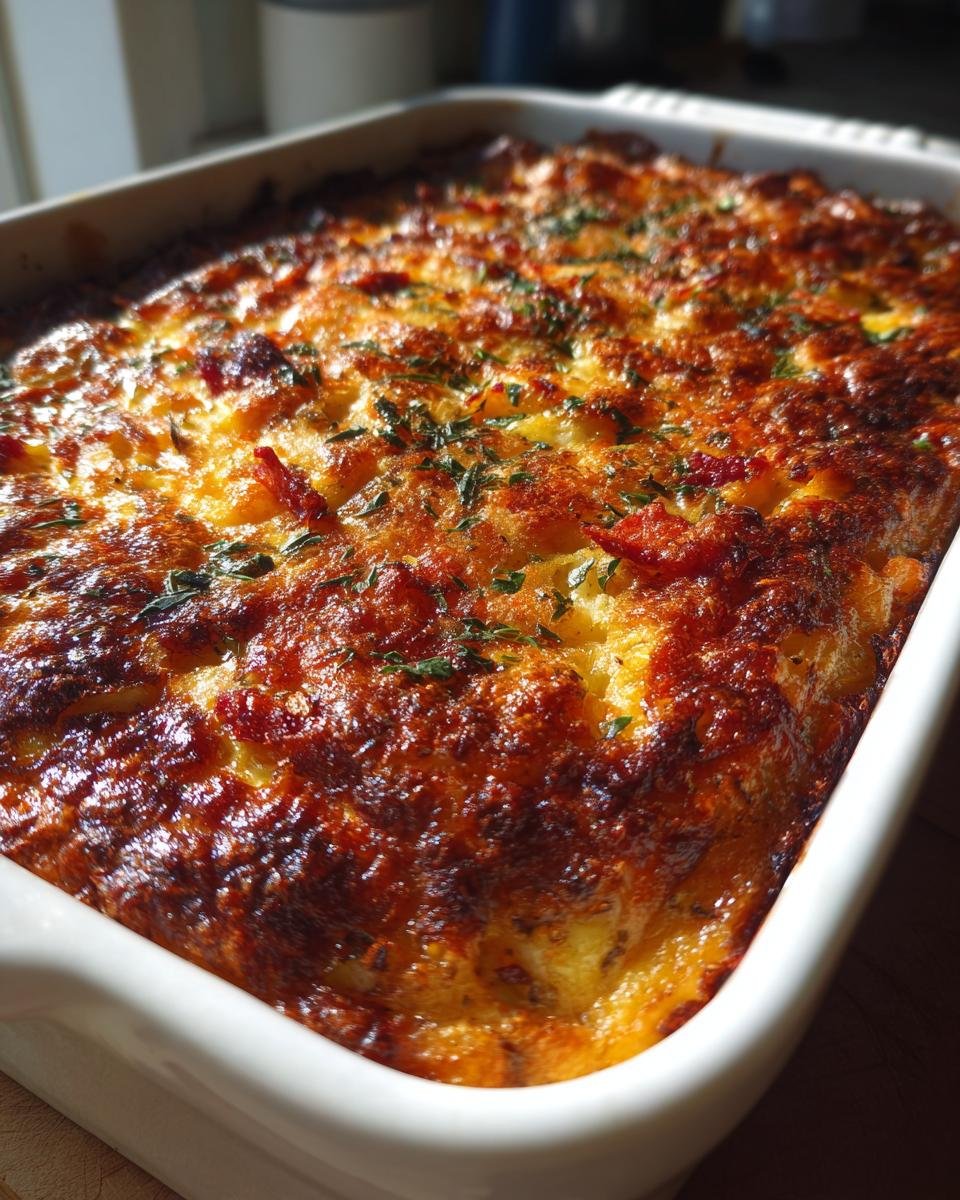 Easy Loaded Vegetable Bake with Cheese and Bacon - detail 4