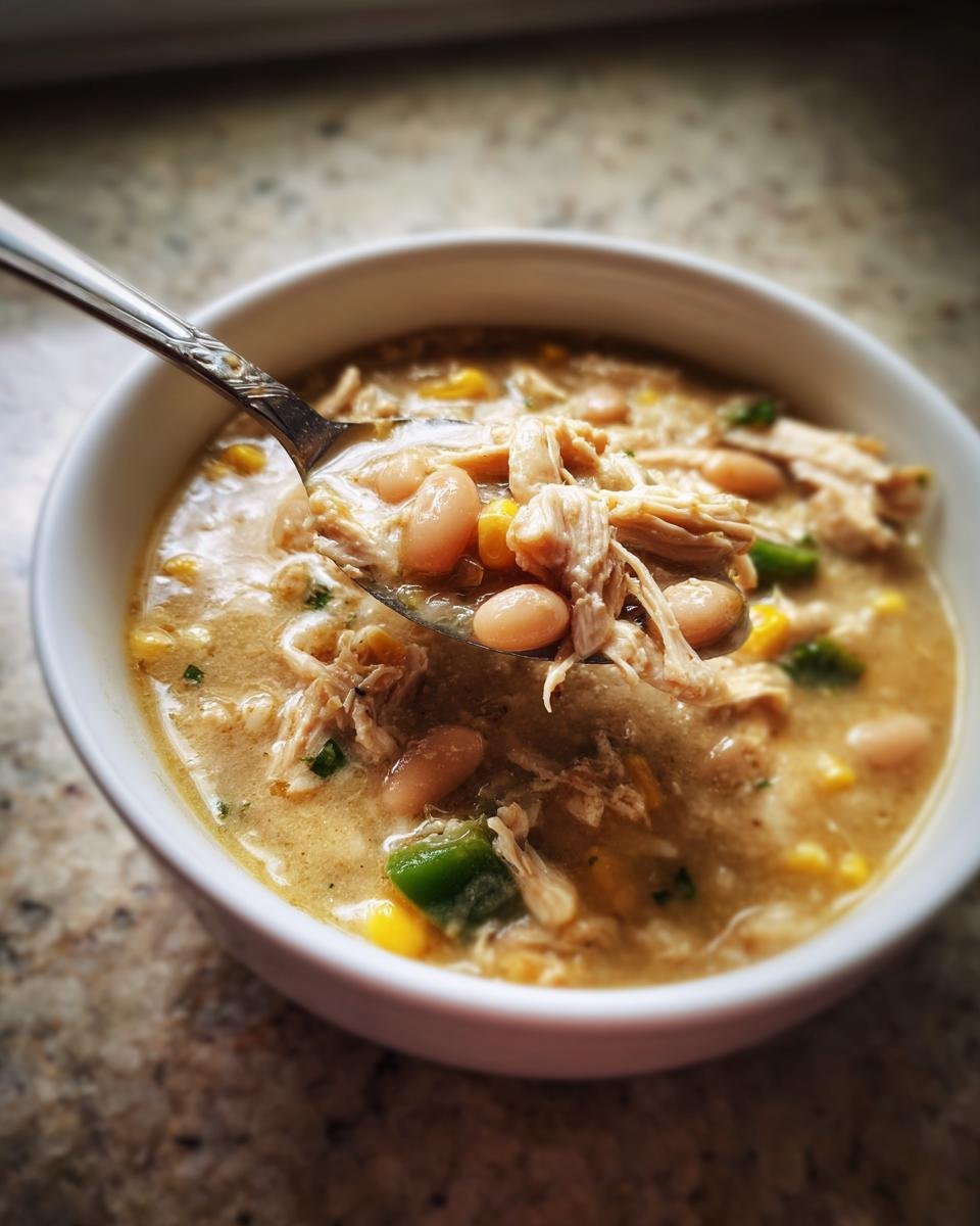 Easy White Chicken Chili - detail 2