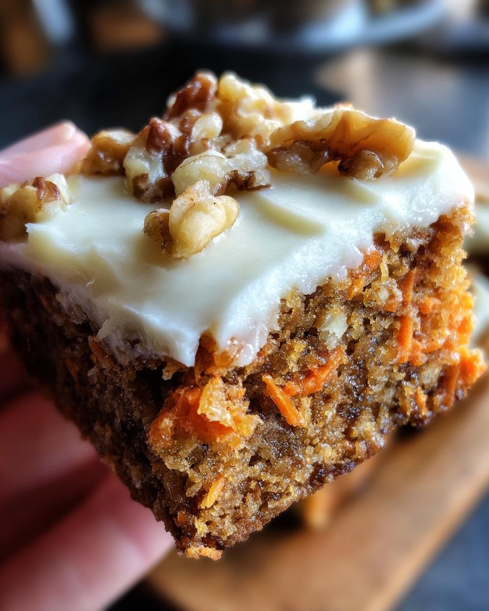 Easy and Delicious Carrot Cake Bars - detail 1