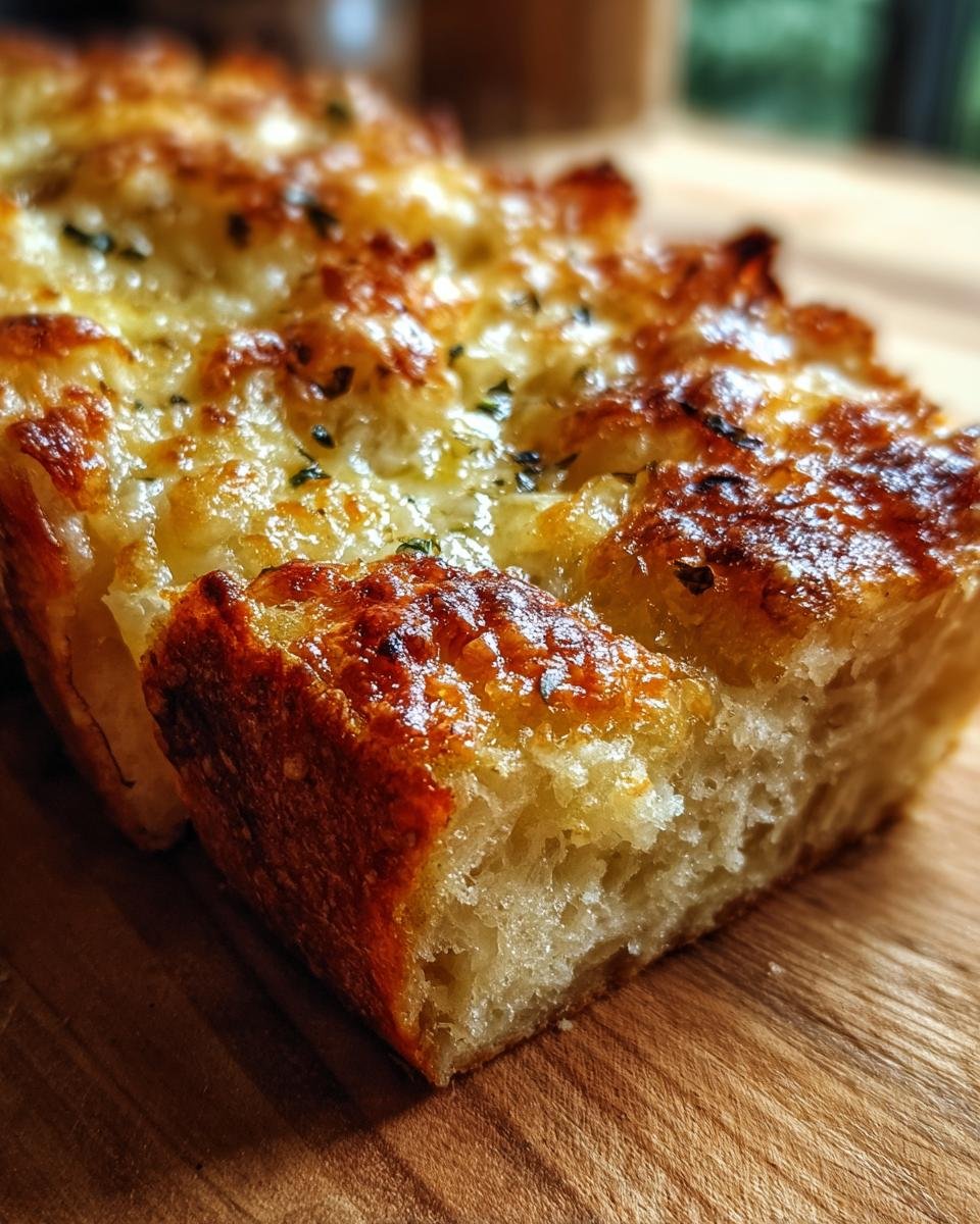 Garlic Bread with Melting Cheese: Easy and Quick Recipe - detail 1