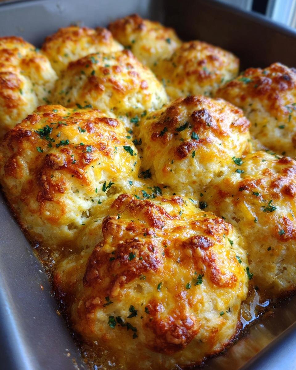 Garlic Butter Cheese Bombs with Biscuits - detail 2