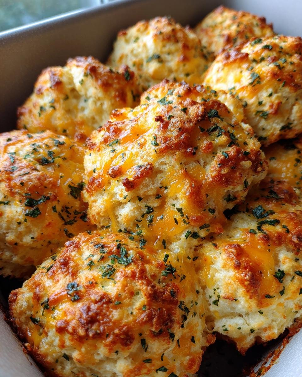 Garlic Butter Cheese Bombs with Biscuits - detail 3