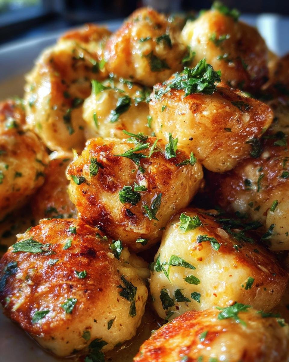 Garlic Butter Chicken Bites Inspired by Texas Roadhouse - detail 1