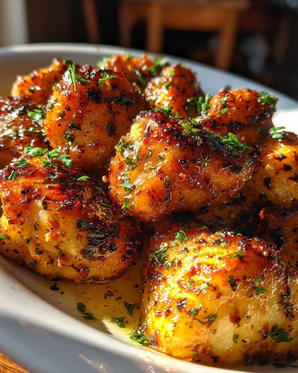 Garlic Butter Chicken Bites Inspired by Texas Roadhouse - detail 3