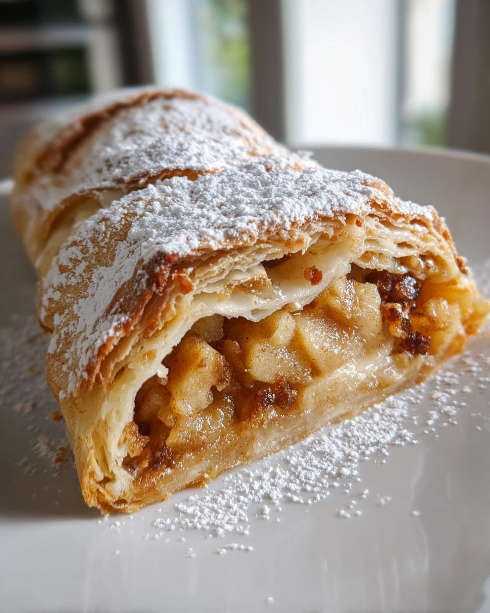 German Apple Strudel - detail 2