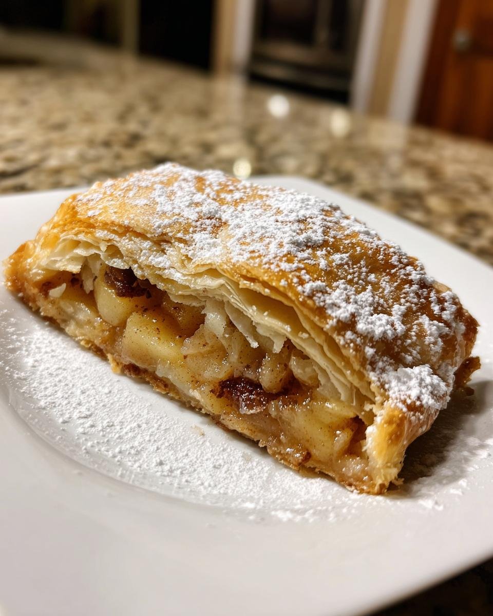 German Apple Strudel - detail 3