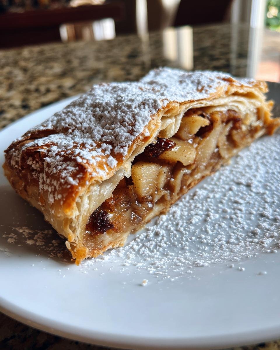 German Apple Strudel - detail 4