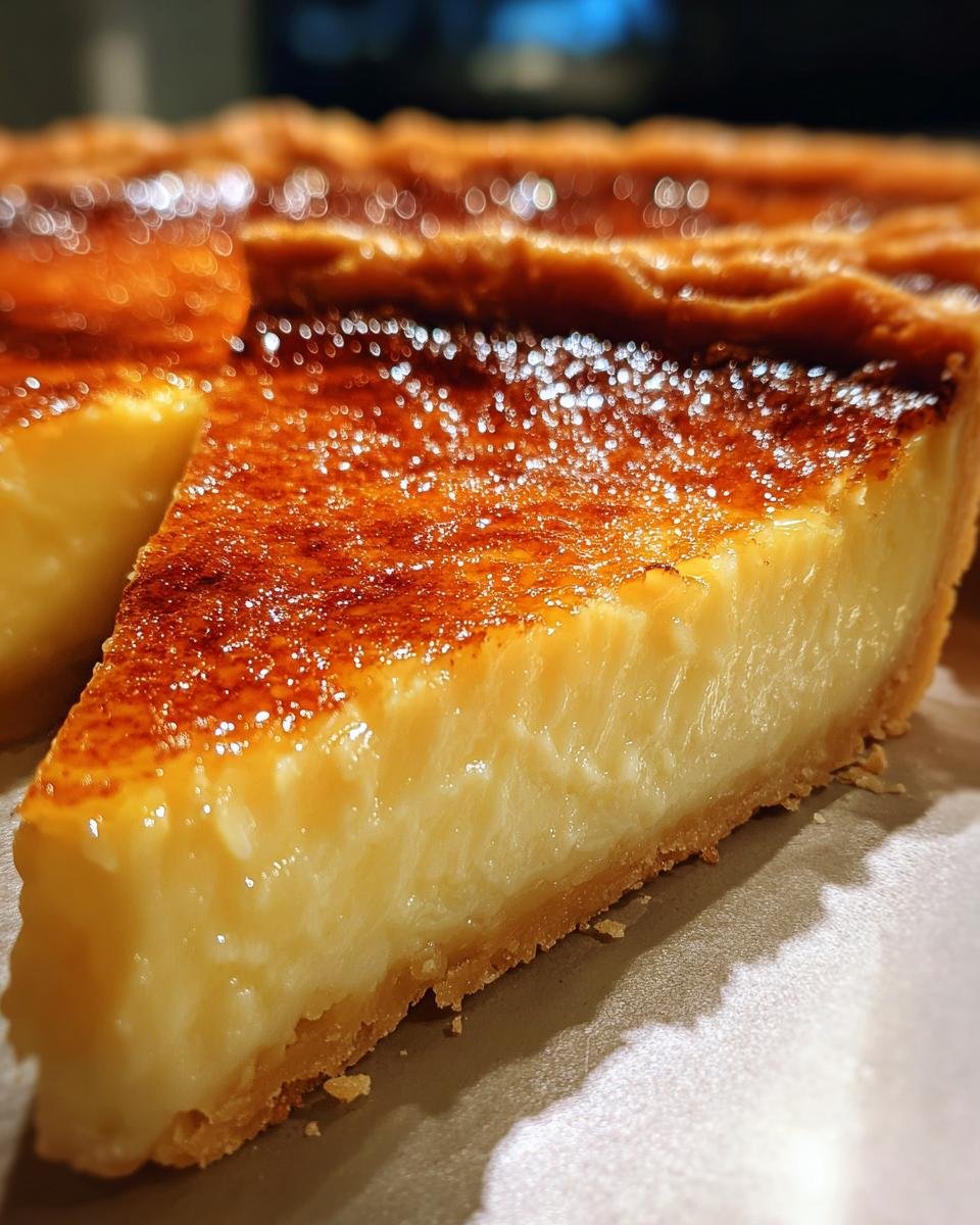 Grandma's Creamy Flan Tart - detail 2