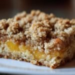 Grandma's Peach Crumb Bars