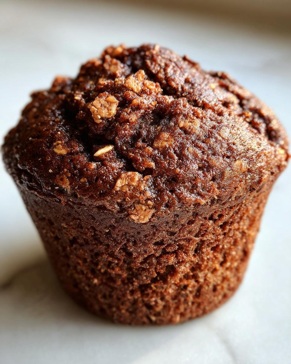 Healthy Chocolate Muffins - detail 2