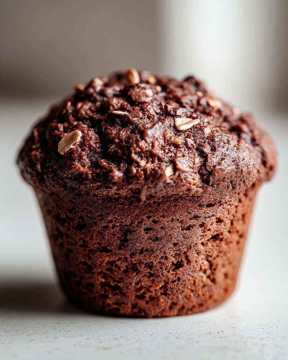 Healthy Chocolate Muffins - detail 3