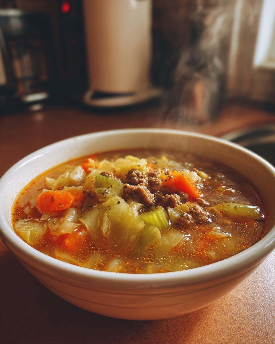 Hearty Cabbage Soup with Ground Beef - detail 1