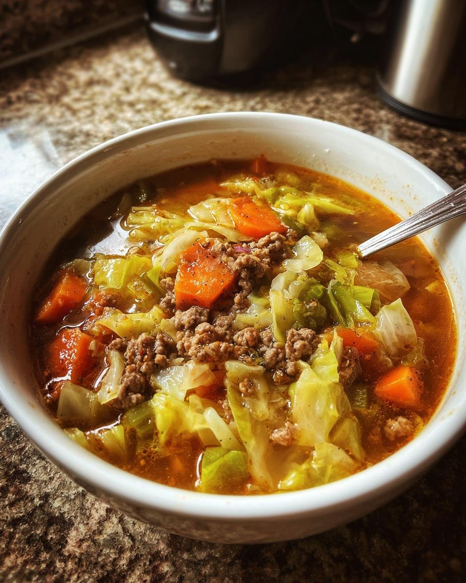 Hearty Cabbage Soup with Ground Beef - detail 2