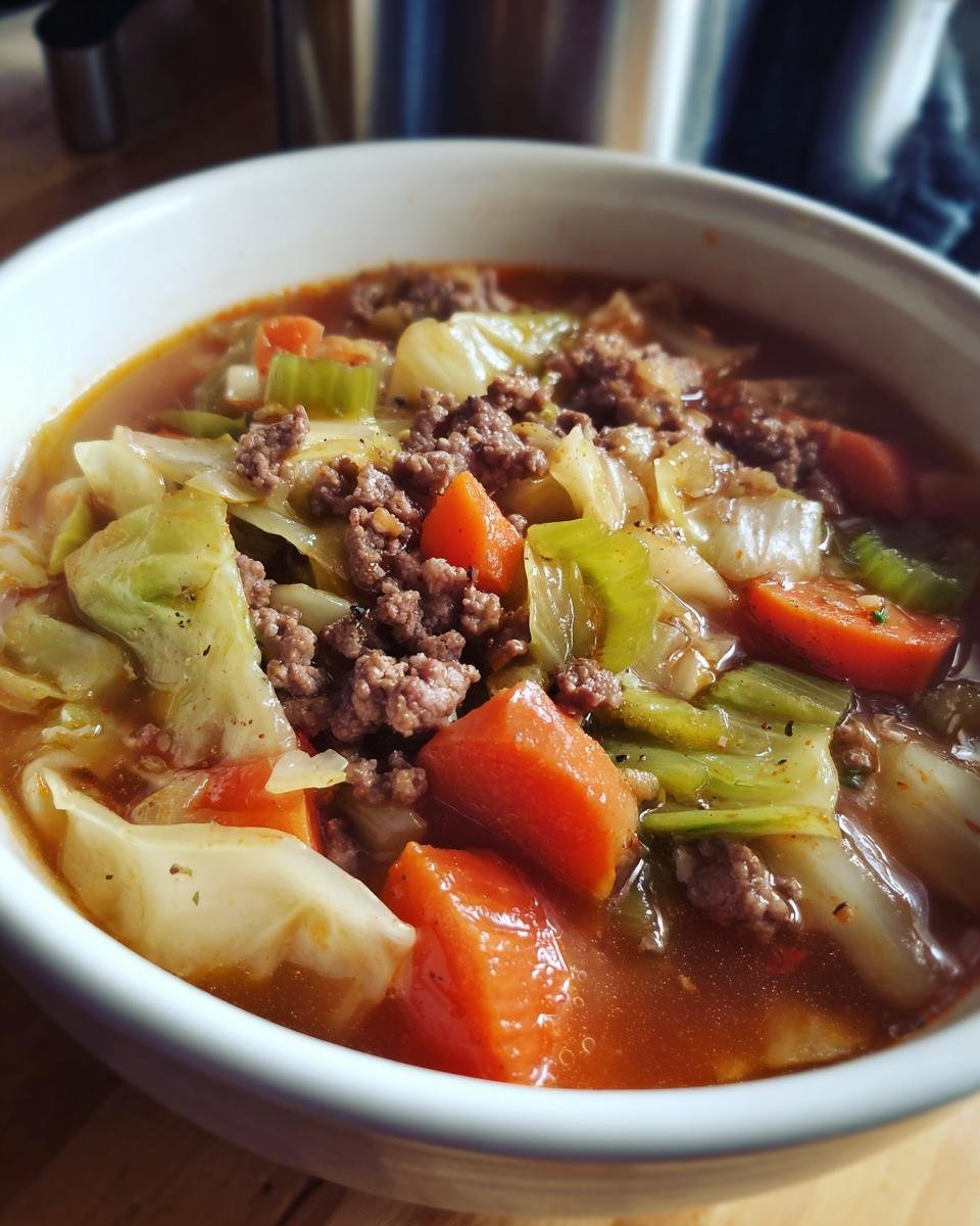 Hearty Cabbage Soup with Ground Beef - detail 3