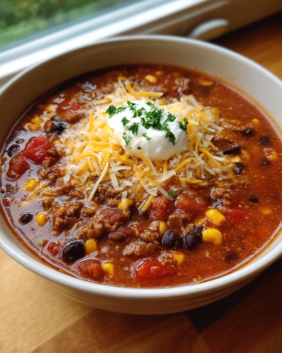 Hearty Stovetop Taco Soup - detail 2