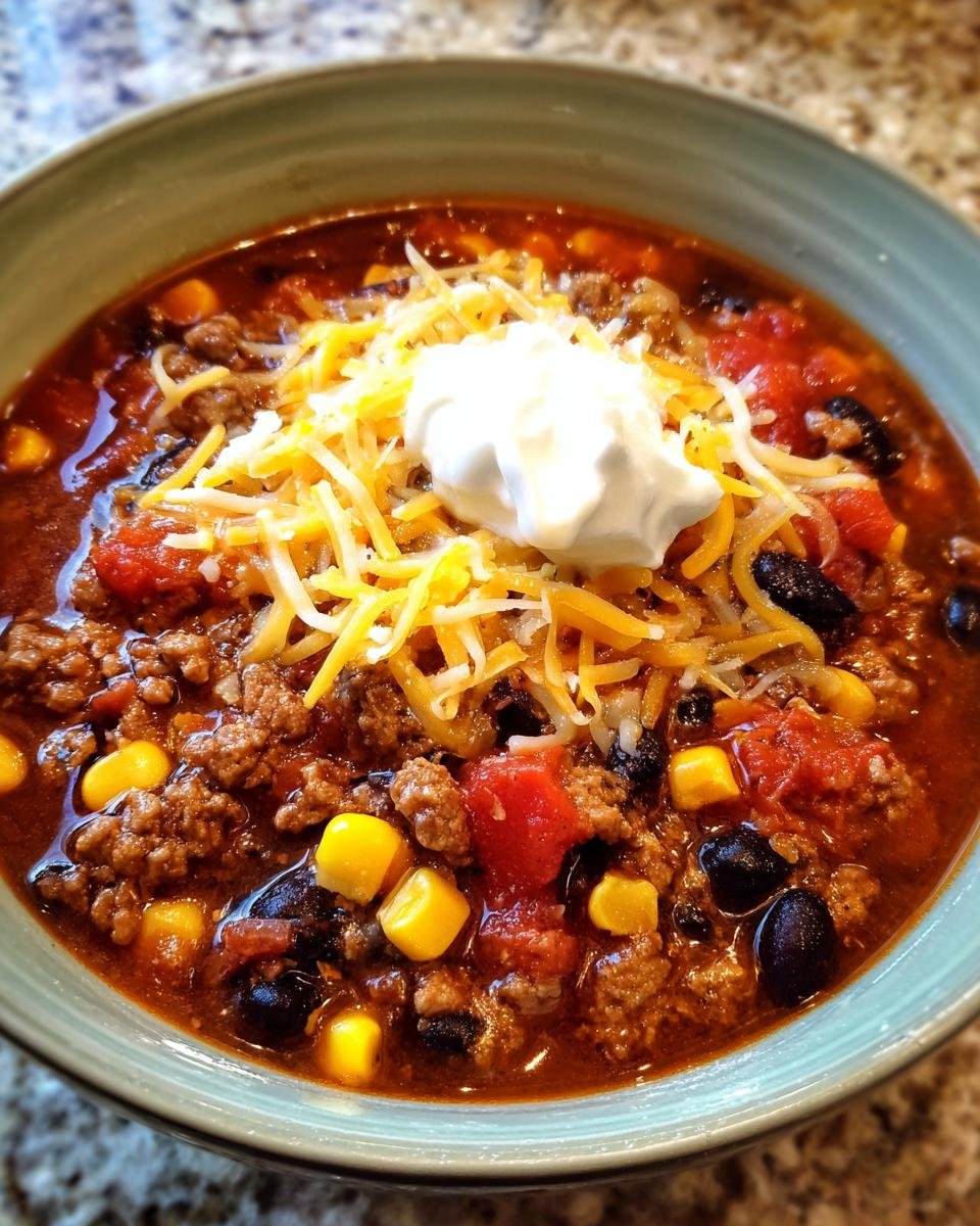 Hearty Stovetop Taco Soup - detail 3