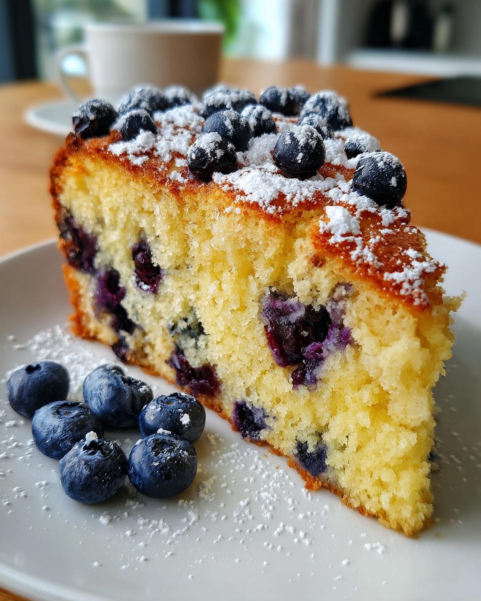 Heavenly Blueberry Buttermilk Breakfast Cake - detail 1