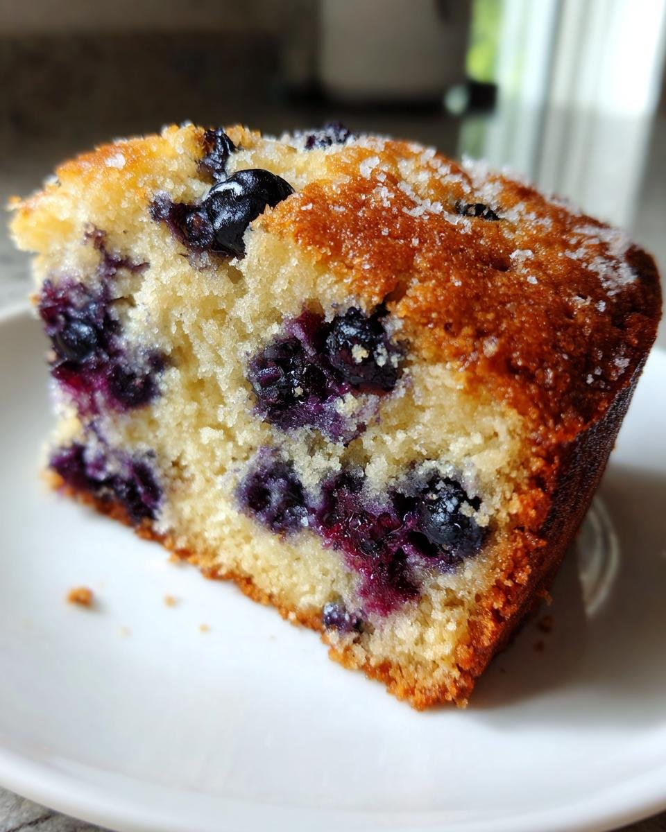 Heavenly Blueberry Buttermilk Breakfast Cake - detail 1