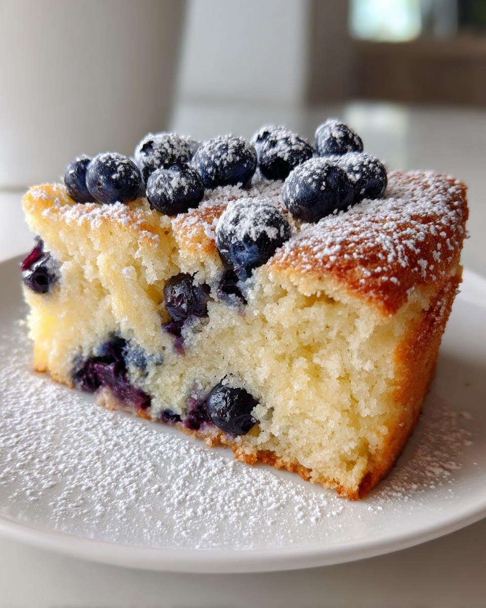 Heavenly Blueberry Buttermilk Breakfast Cake - detail 2
