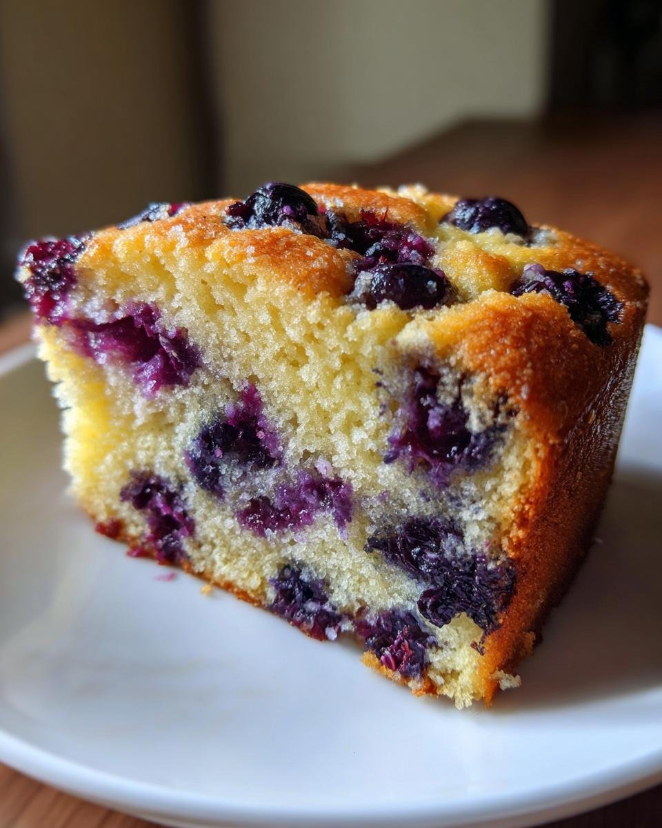 Heavenly Blueberry Buttermilk Breakfast Cake - detail 2