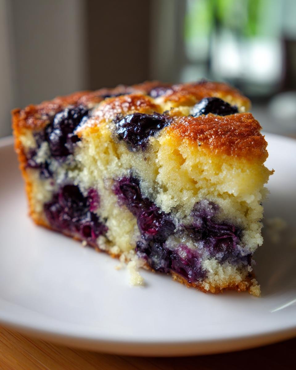 Heavenly Blueberry Buttermilk Breakfast Cake - detail 3