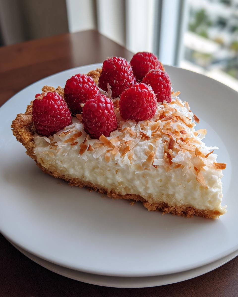 Heavenly Coconut Cream Tart - detail 1
