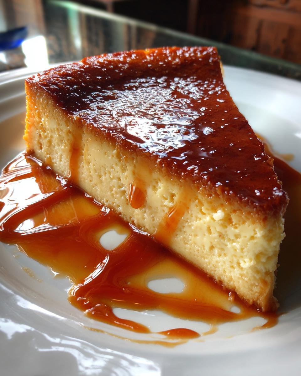 Homemade Creamy Cornstarch Flan - detail 1