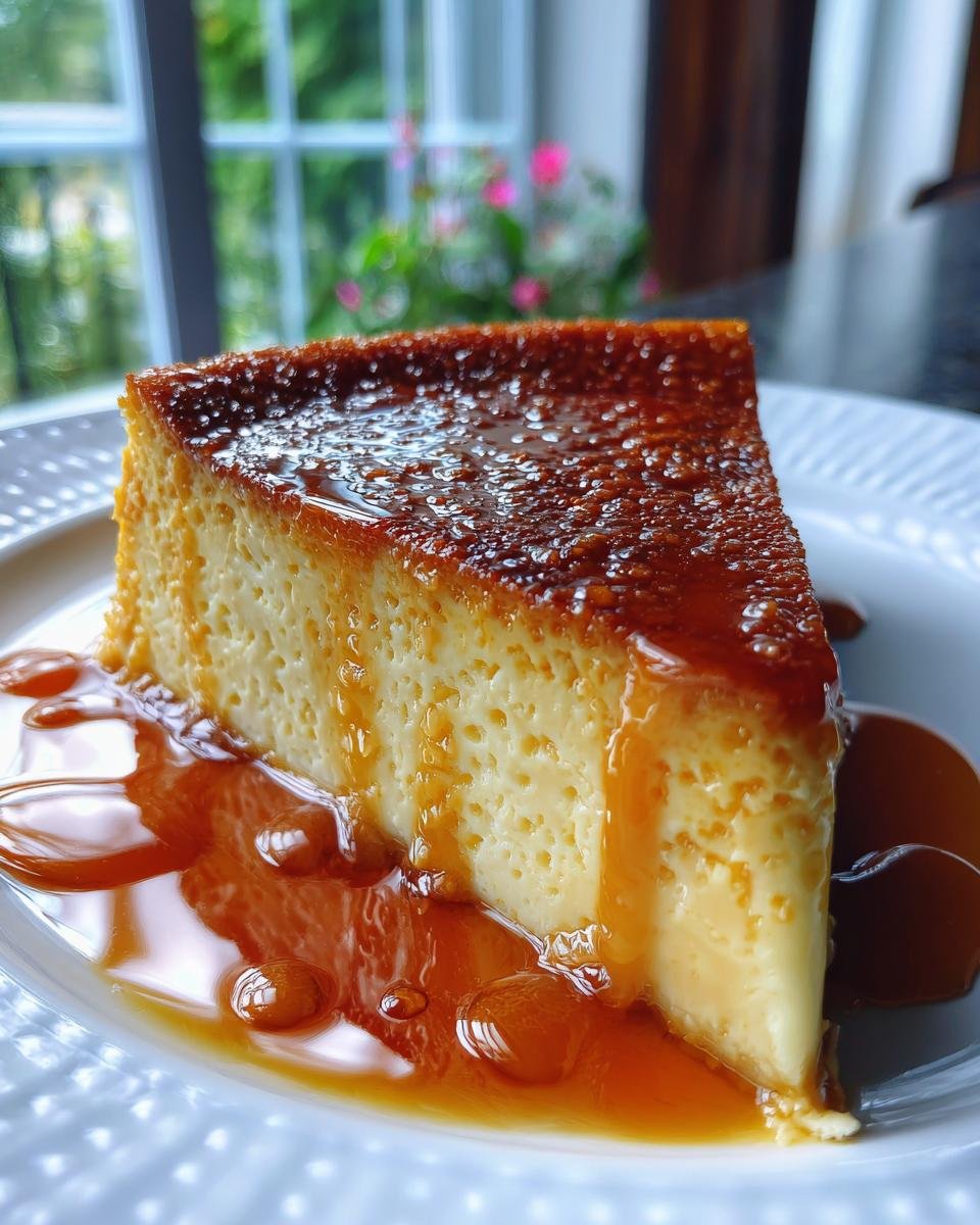 Homemade Creamy Cornstarch Flan - detail 3