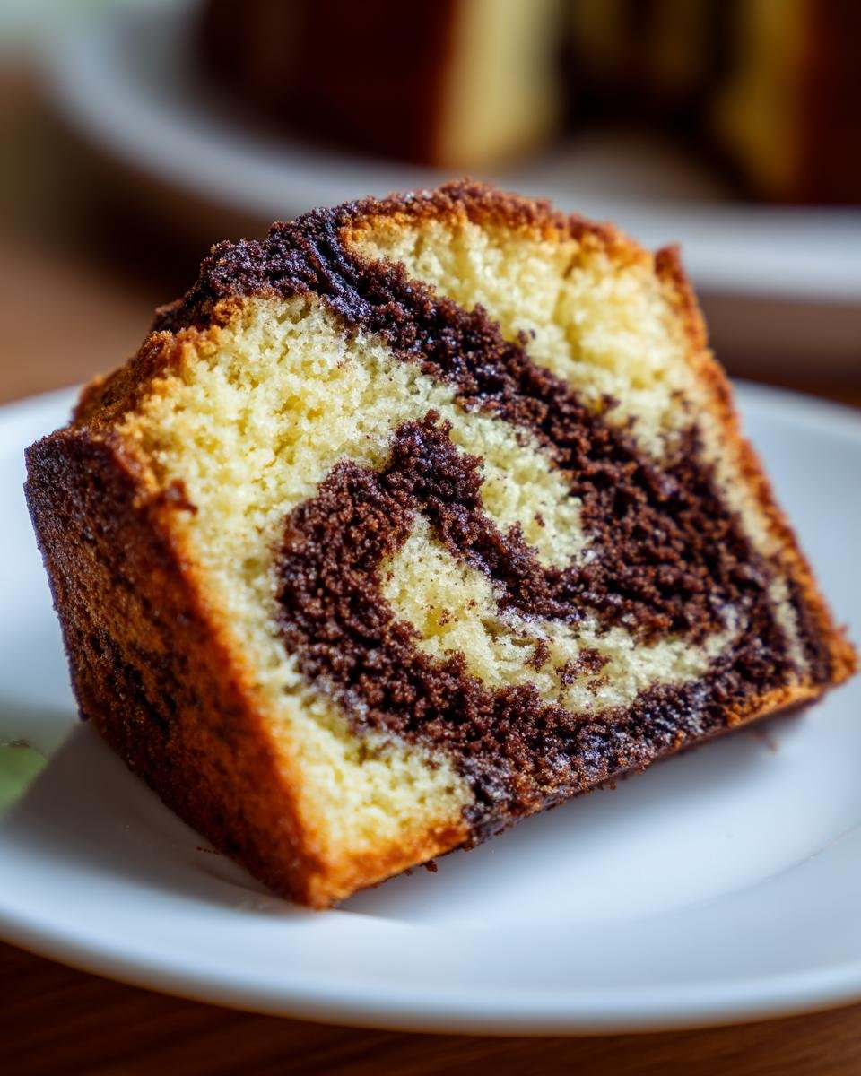 Homemade Marble Cake - detail 2