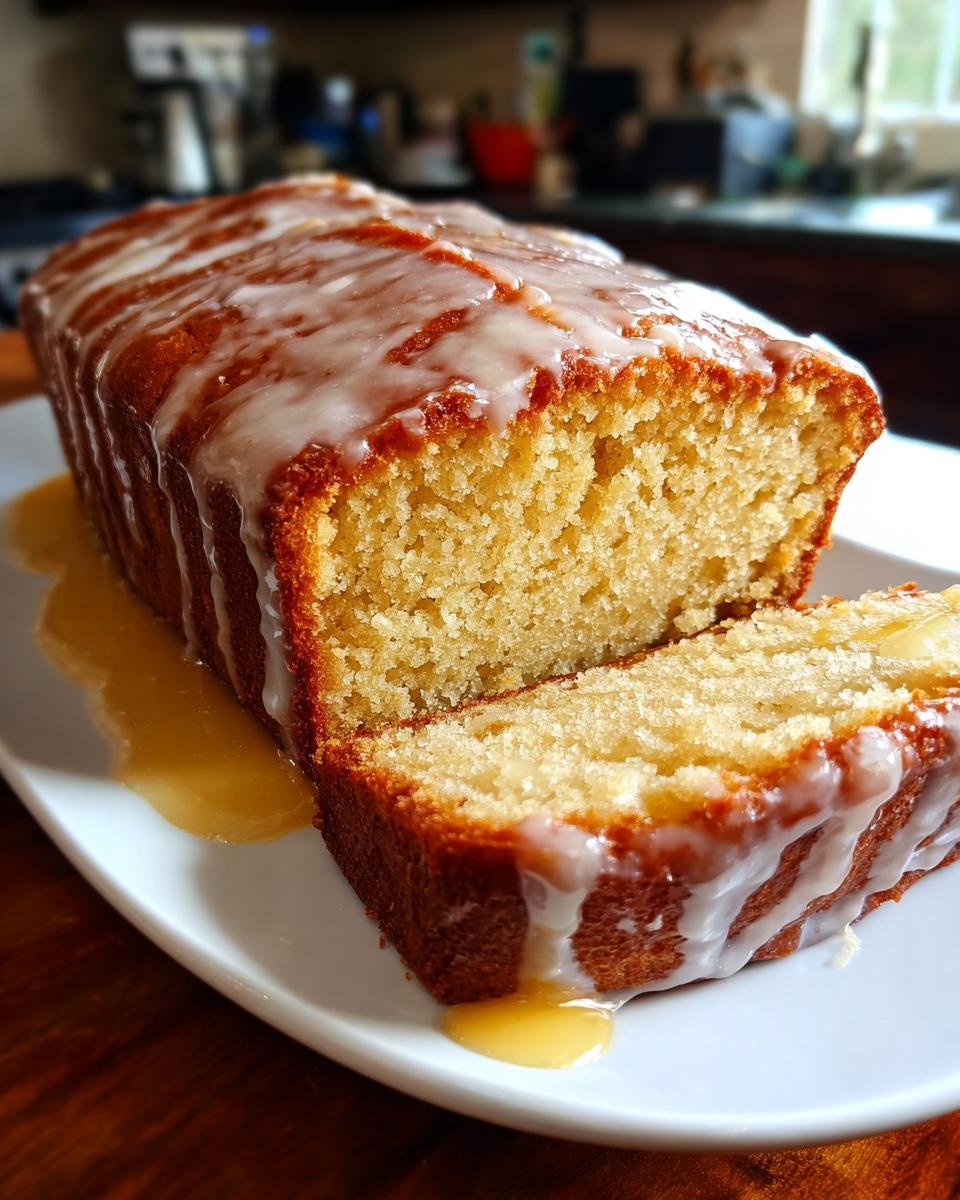 Honey Bun Pound Cake with Honey Glaze - detail 1