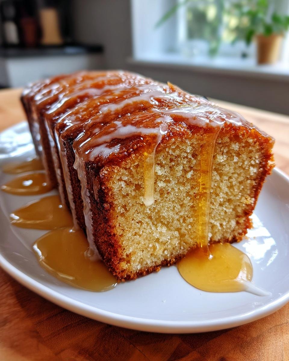 Honey Bun Pound Cake with Honey Glaze - detail 2