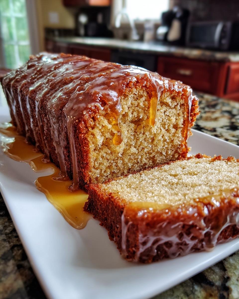 Honey Bun Pound Cake with Honey Glaze - detail 4