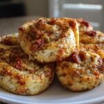 Keto Sausage Cream Cheese Pinwheels