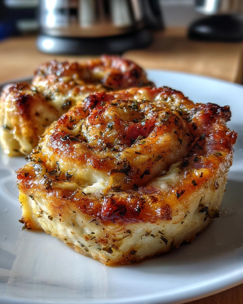 Keto Sausage Cream Cheese Pinwheels - detail 2