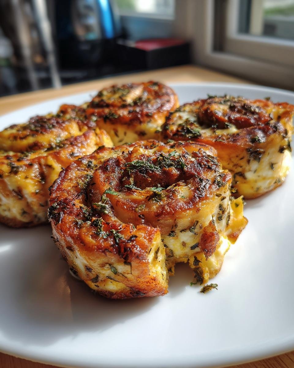 Keto Sausage Cream Cheese Pinwheels - detail 3