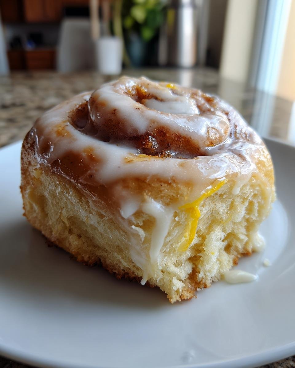 Lemon Sweet Rolls - detail 2