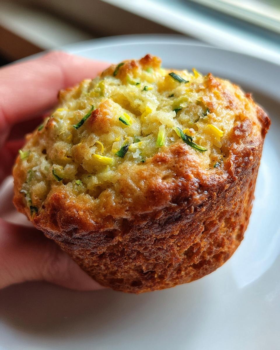 Lemon Zucchini Muffins - detail 1