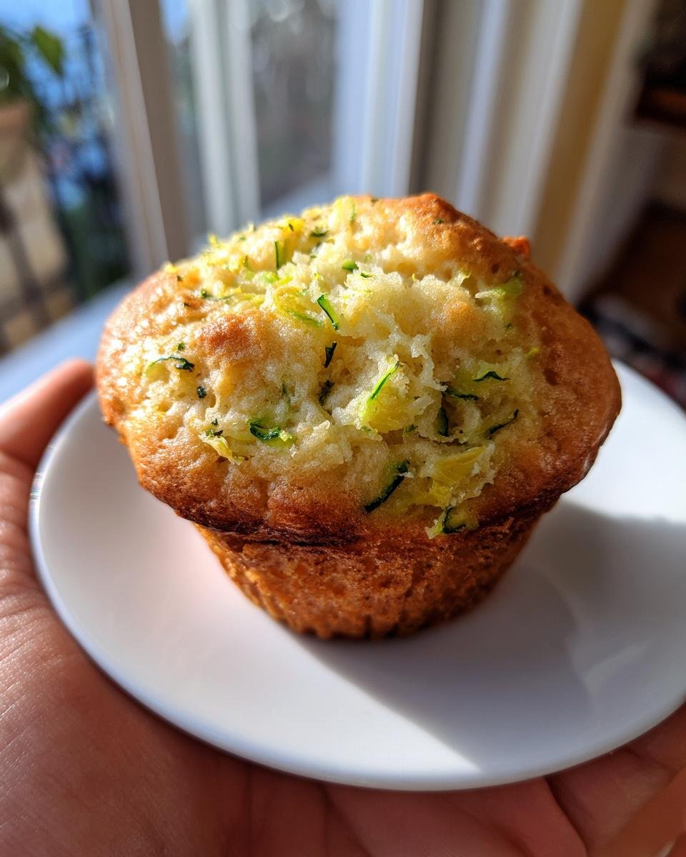 Lemon Zucchini Muffins - detail 3