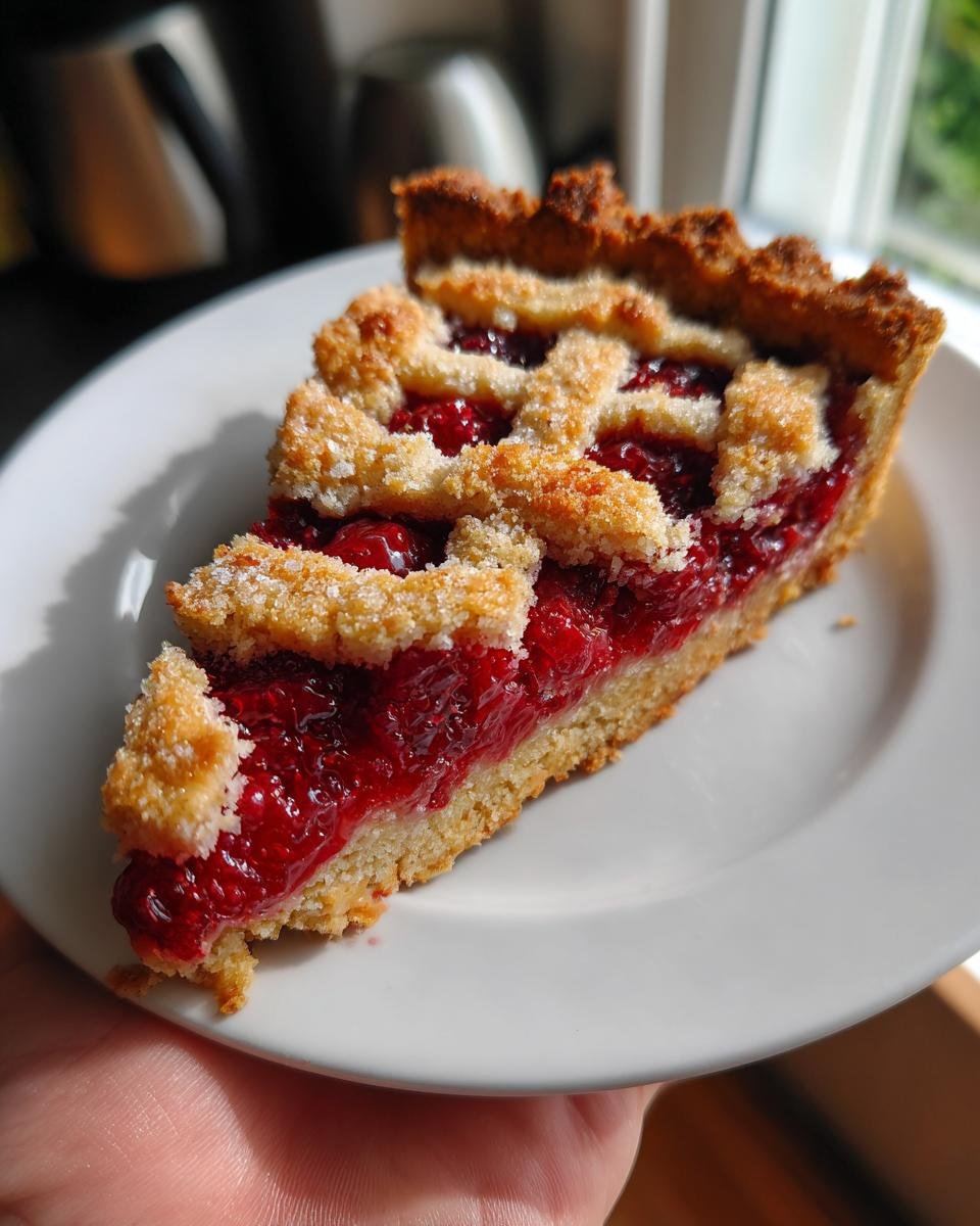 Linzer Torte with Raspberry Jam - detail 2