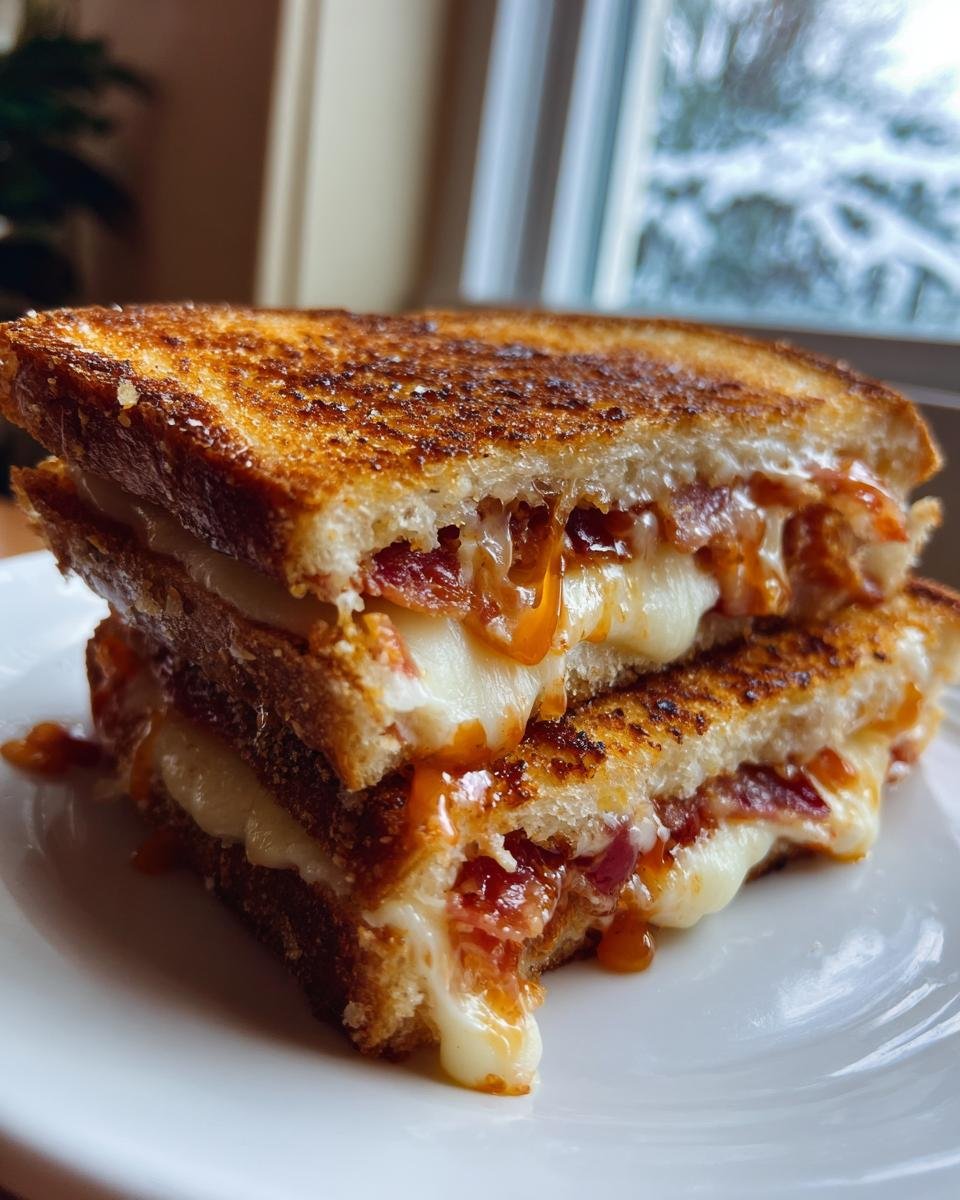 Maple Sriracha Bacon Gouda Grilled Cheese - detail 2