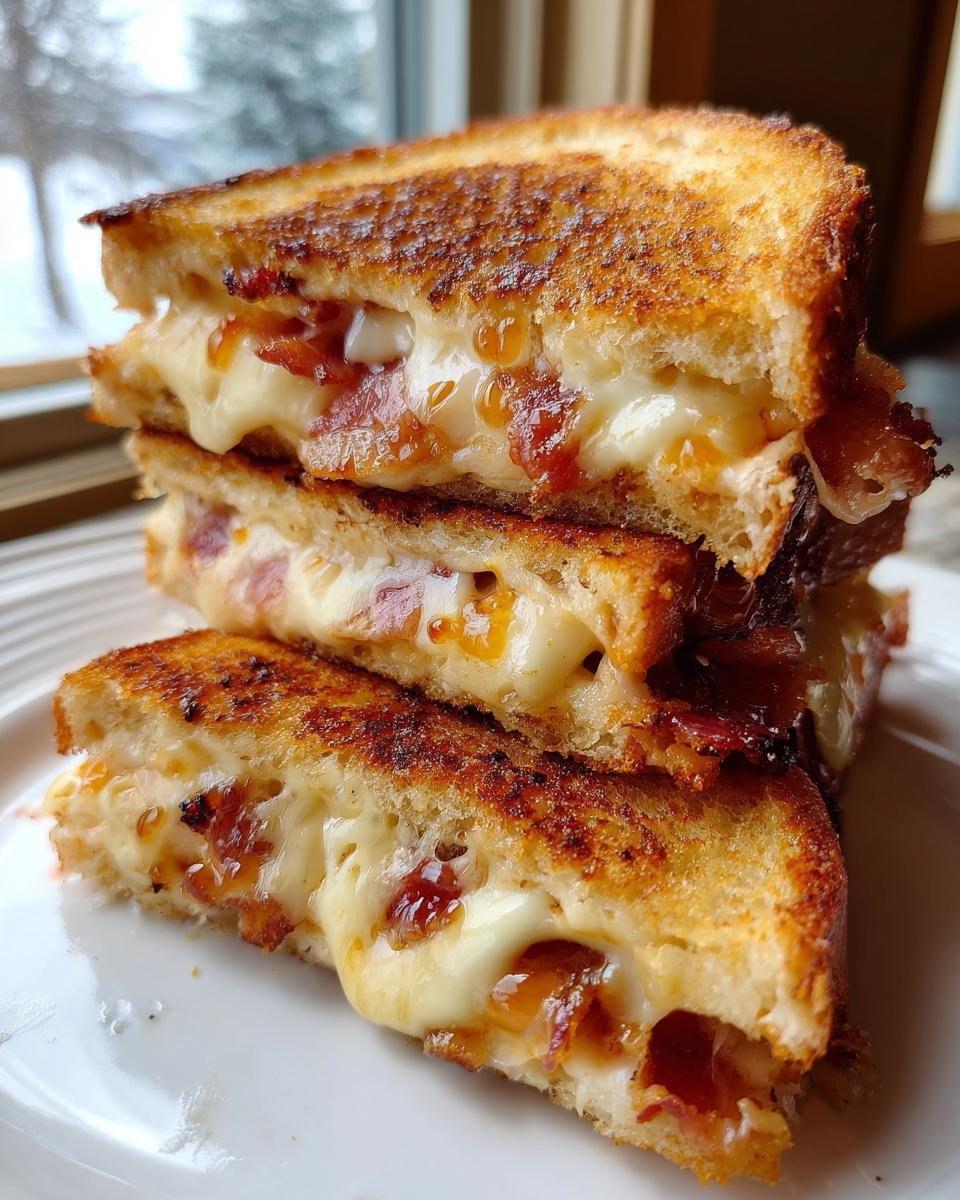 Maple Sriracha Bacon Gouda Grilled Cheese - detail 4