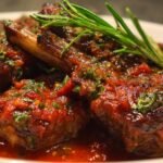 Mediterranean Braised Lamb Chops in Herb Tomato Sauce