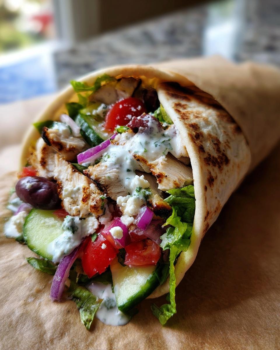 Mediterranean Pita Wraps - detail 1