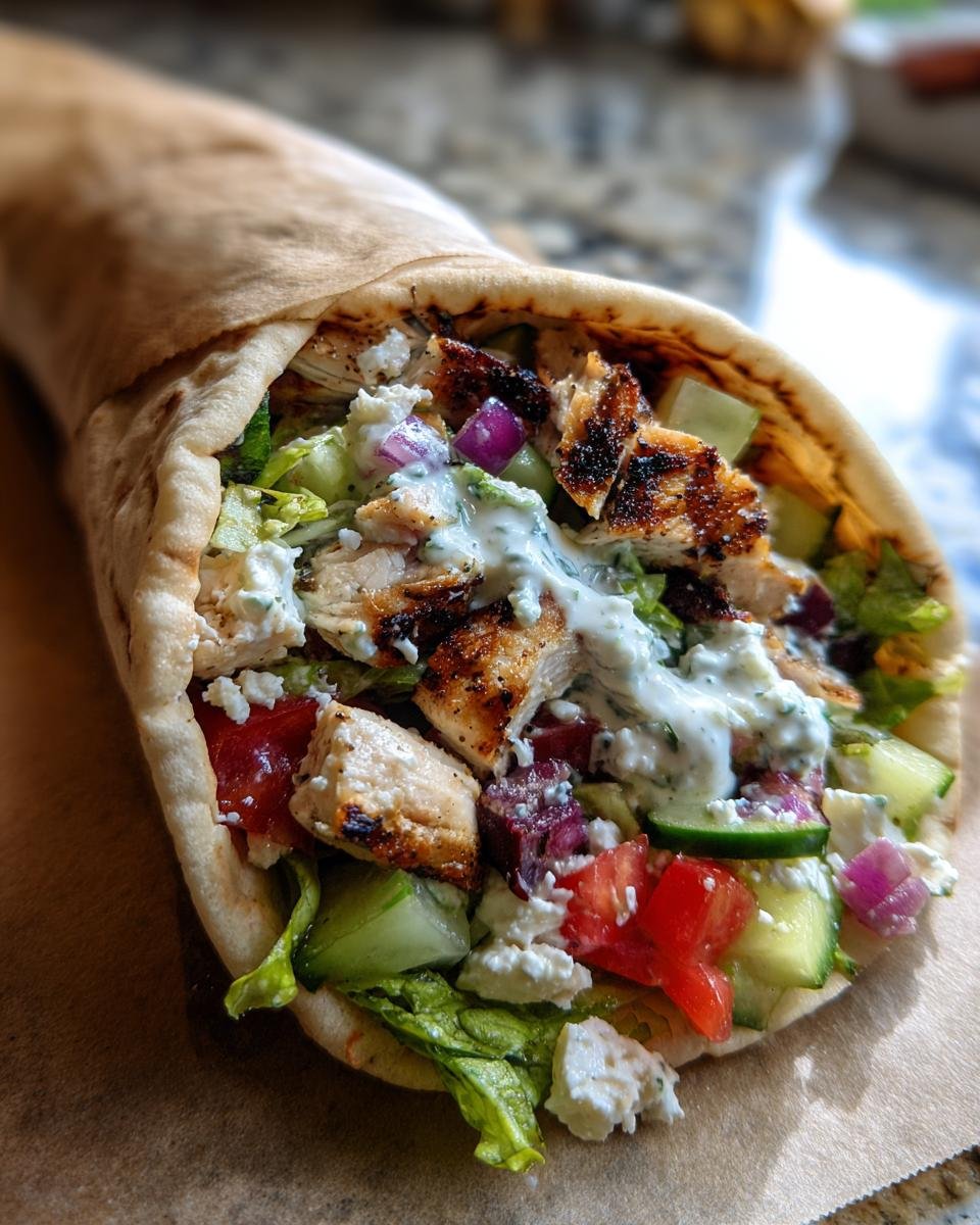Mediterranean Pita Wraps - detail 3