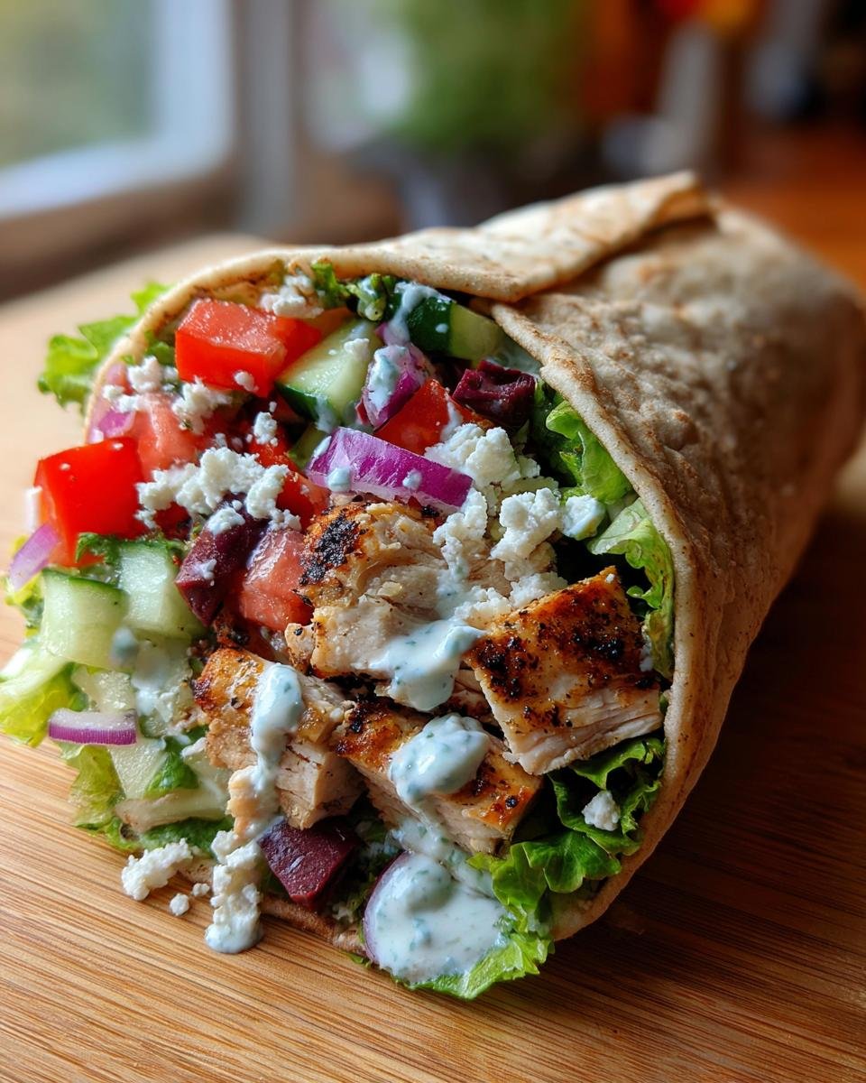 Mediterranean Pita Wraps - detail 4